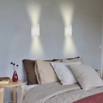 Бра, 6Вт, LED, 22x12x6 см, цвет белый