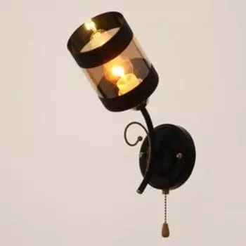 Бра 7113/1 1х60Вт Е27 черный МОДЕЛЬ: GBV-0001