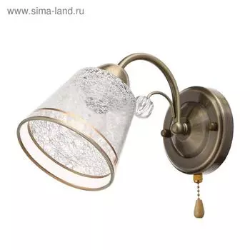 Бра 73178/1 E27 40Вт бронза 25,5х14х16 см