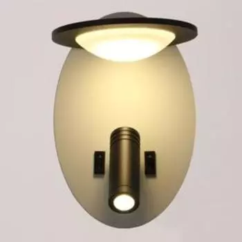 Бра 85106/2 LED 5+3 Вт 4000К белый-черный 131520 см