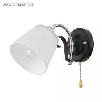 Бра 91272/1 E27 40 Вт черный-хром 221222 см