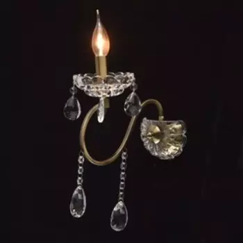 Бра "Адель" 1x40W E14 античная бронза 35x12x25см