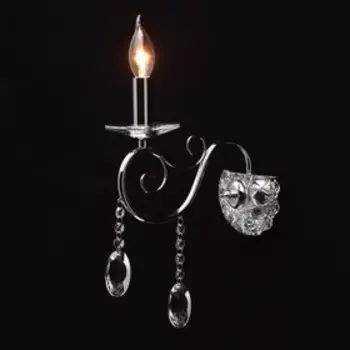 Бра «Адель», 1x40W E14, хром 34x12x25 см