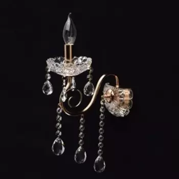 Бра «Адель», 1x40W E14, золото 38x13x23 см