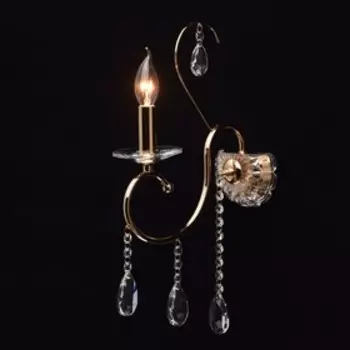 Бра «Адель», 1x40W E14, золото 47x12x27 см