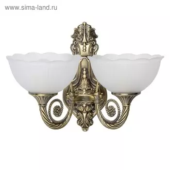Бра «Афина» 2x60W Е27 19x42x27см