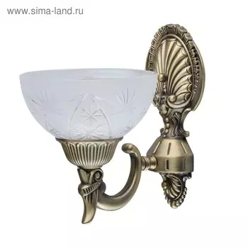 Бра «Афродита», 1x60W E27, античная бронза 23x25x16 см