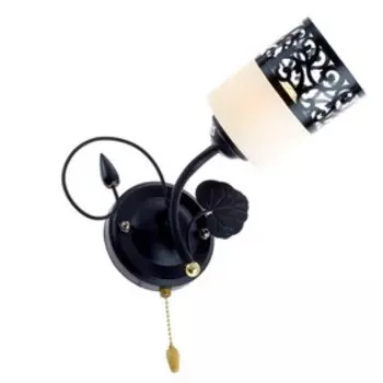 Бра Аланья 1х40Вт E27 черный 31х21х16 см