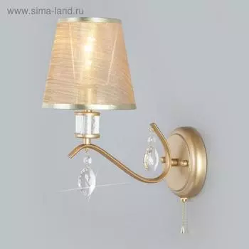 Бра Alcamo, 1x40Вт E14, цвет золото