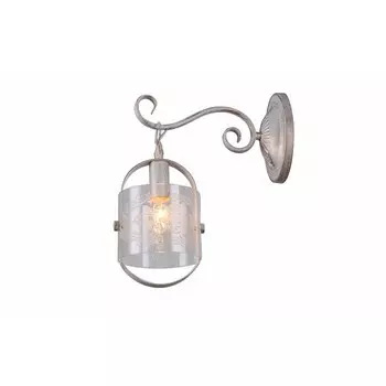 Бра «Алдан», 40Вт, E14, цвет белый, золото