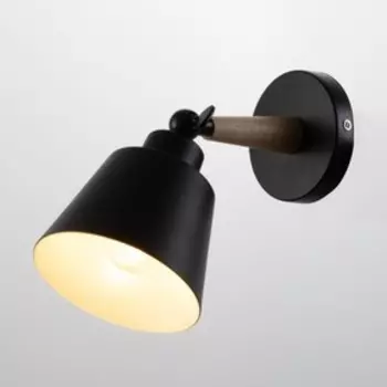 Бра Алеста Е27 40Вт черный 12х10х23 см