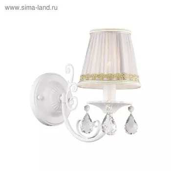 Бра Alla, 1x40Вт E14, цвет белый