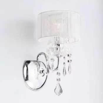 Бра Allata, 1x40Вт E14, цвет хром