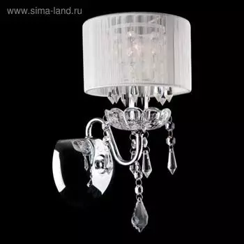 Бра Allata, 1x40Вт E14, цвет хром