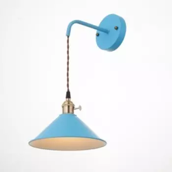 Бра "Алтис" E27 40Вт синий 20,5х13-40 см