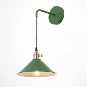 Бра "Алтис" E27 40Вт зелёный 20,5х13-40 см