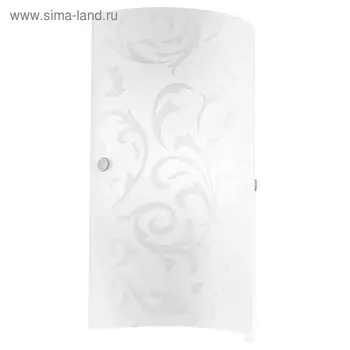 Бра AMADORA 1x60Вт E14 никель 18x18x25см