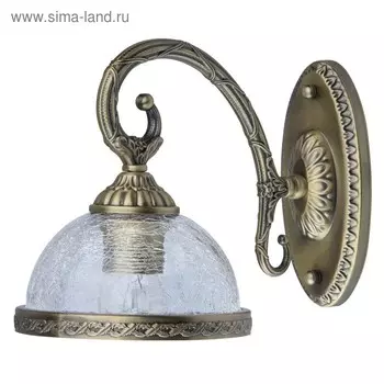 Бра «Аманда», 1x60W E27, бронза 20x15x27 см