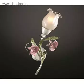 Бра «Амели», 60Вт E14, цвет белый