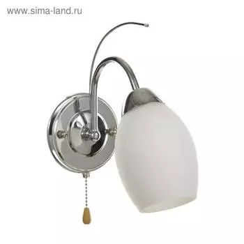 Бра "Амелия" 1х40Вт E27 хром 25х11х24 см.
