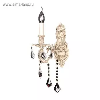 Бра «Анастасия», E14, 1x40W кремовый 25x12x35 см