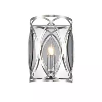 Бра Angela, 1x40Вт E14, цвет дымчатый