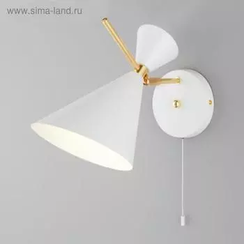 Бра Apart, 1x60Вт E14, цвет золото, белый