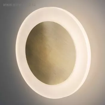 Бра Around, 8 LED, 520лм, 4200К, цвет бронза