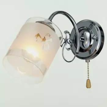 Бра Арск 1х40Вт Е27 хром 27х10х18см