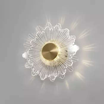 Бра "Астрелия" LED 3000К золото 20х20х10см