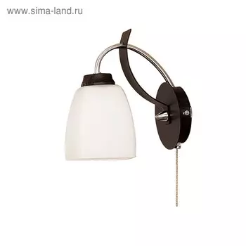 Бра «Астро», 1x75Вт E27, хром, венге 23x17,5x20 см