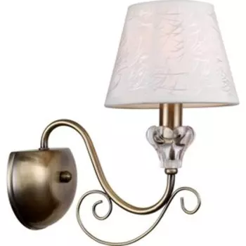Бра Axini 1xE14 40Вт, размер 27x16x26 см, цвет античная бронза