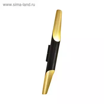 Бра "Бамбук" 2x40Вт E27 черный 79x8x10,5см