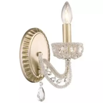 Бра BARBARA 1x40Вт E14 серебро 22,9x12x21см