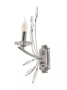 Бра настенное BayerLux «Барселона», 1хЕ14, 40 Вт, хром