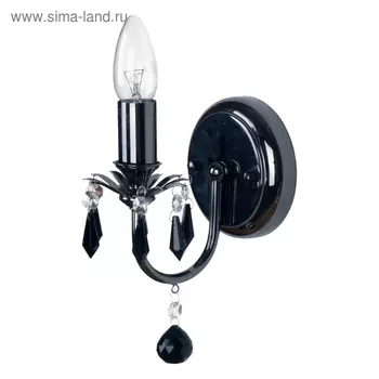 Бра "Барселона" 1x60W Е14 никель 22x12x16см