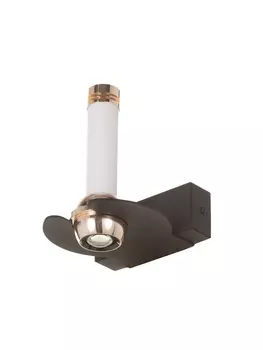 Бра BayerLux «Найт», 2+5 Вт, LED, 3000К, чёрный/золото, 121416 см
