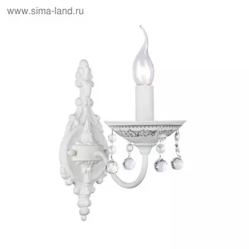 Бра Bellona 1x60W E14, белый 13x23x28 см