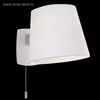 Бра Bergamo, 1x60Вт E27 белый, хром