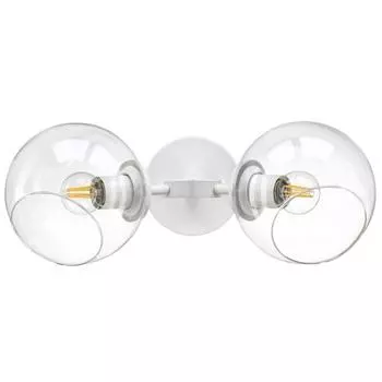 Бра Beta, 2x40Вт E27, цвет белый