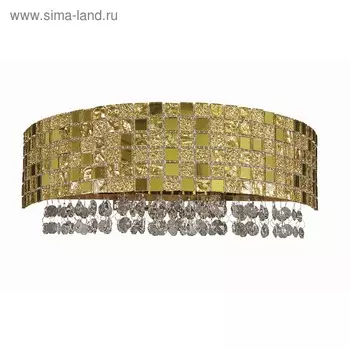 Бра Bezazz 2х40Вт G9, золото 17x38x14 см