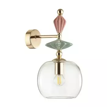 Бра Bizet, 1x40Вт E14, цвет золото, IP20