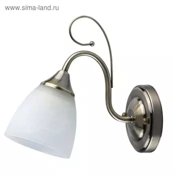 Бра "Блеск" 1x60W E27 античная бронза 19x14x20см
