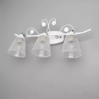 Светильник бра настенный BayerLux «Богемия», 3E14, 40 Вт, белый, 47.52323 см