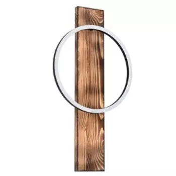 Бра Boyal, 1x12Вт LED, 3000K, 1700лм, цвет дерево, чёрный