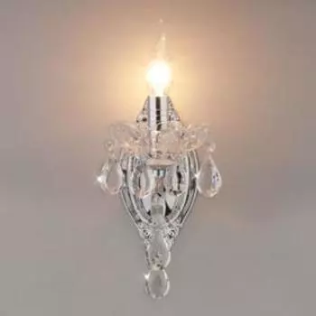 Бра Brianna, 1x60Вт E14, цвет хром