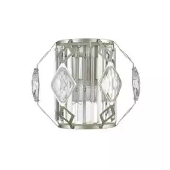 Бра Buzzati, 2x40Вт E14, цвет шампань, белый