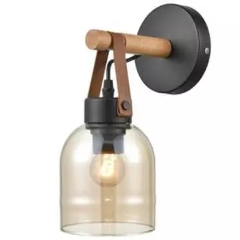 Бра Calma, 1x60Вт E27, цвет чёрный