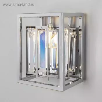 Бра Cella, 1x60Вт E14, цвет хром