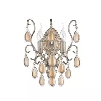 Бра Chabrol 2x40W E14 кремовое золото 25,5x20x34,2см